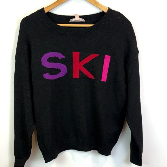 Philosophy Sweaters - NWT Philosophy Black Sweater with SKI Design size M